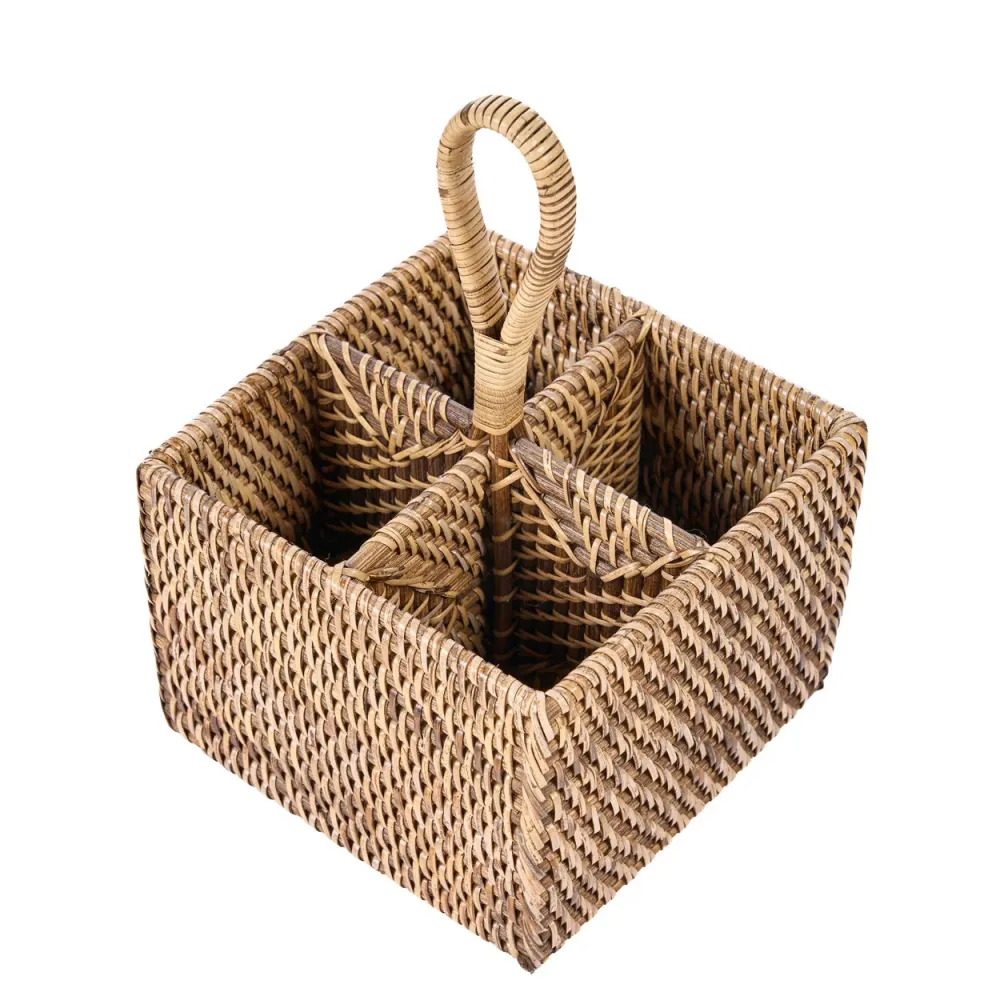 De rotan bestekhouder nr. 4 - naturel bruin Bazar Bizar Antwerp