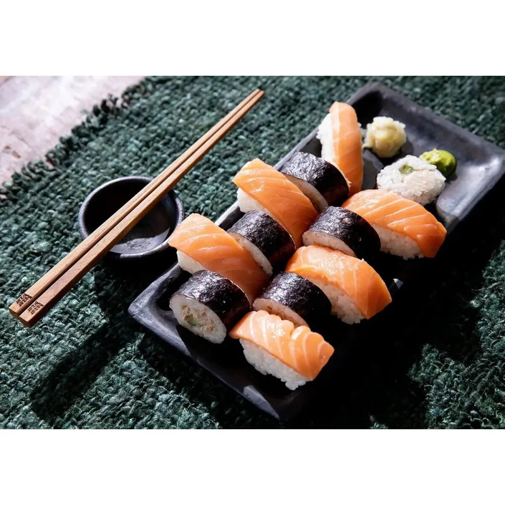 Burned Sushi Bord - Zwart - L Bazar Bizar