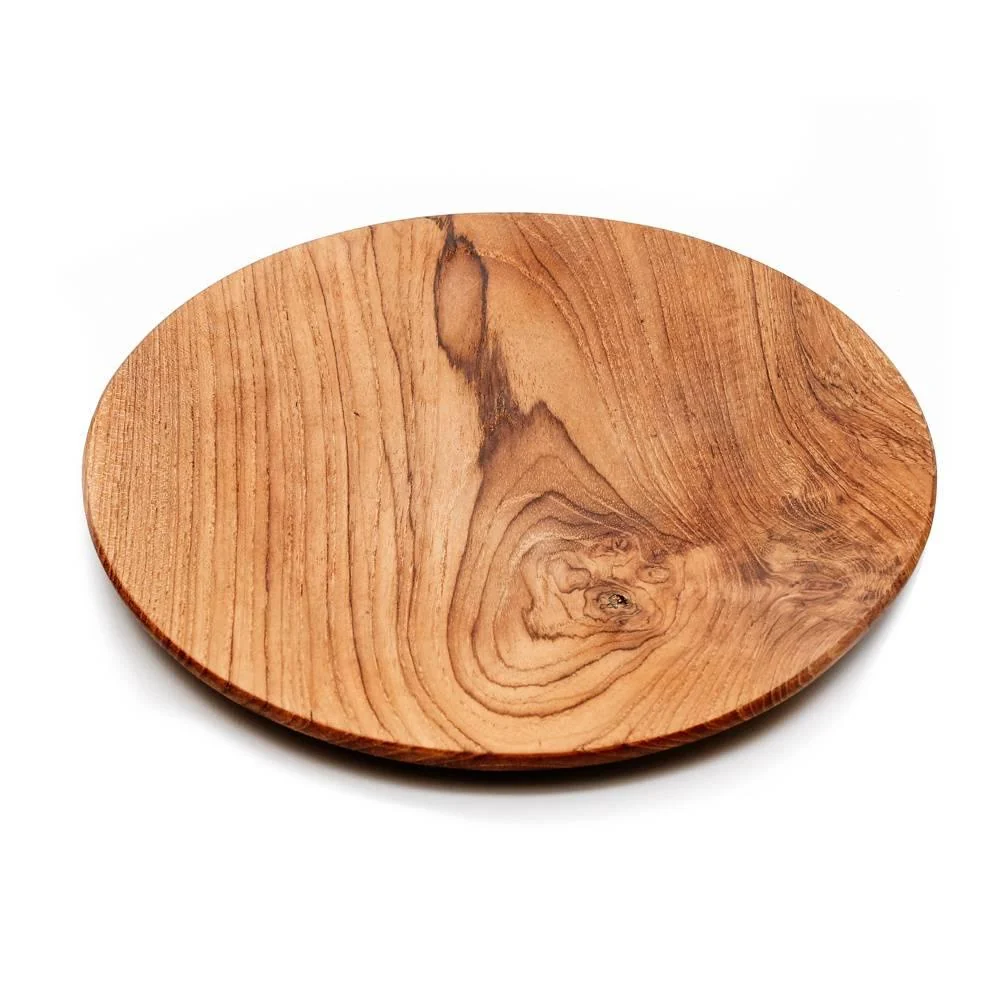 Dinerbord Root Teakhout rond Bazar Bizar