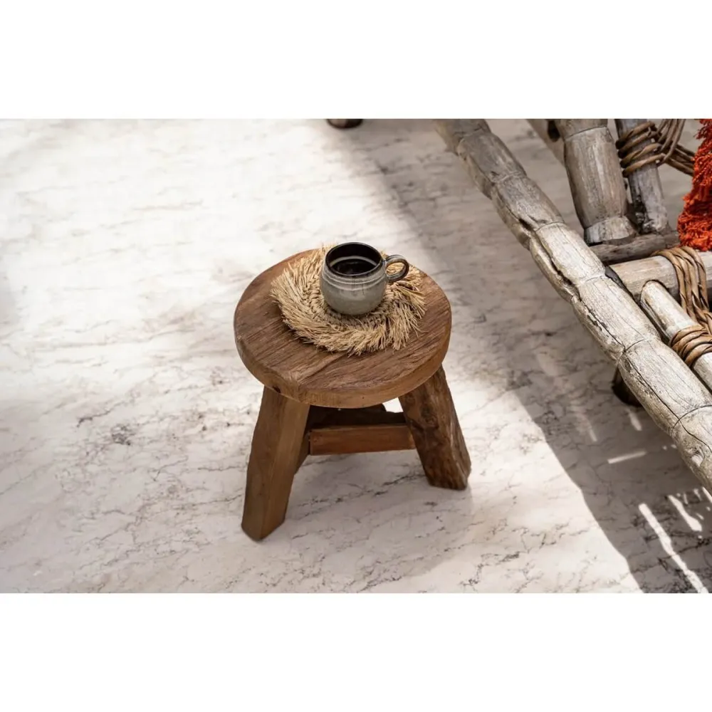 Fringe Raffia Coaster - Natural Bazar Bizar