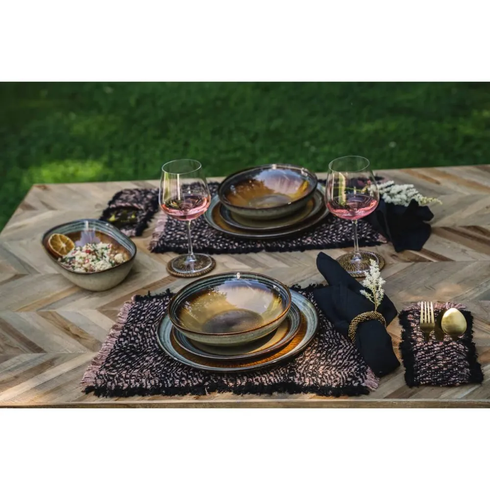 Oh My Gee Placemat - Zwart Koper Bazar Bizar