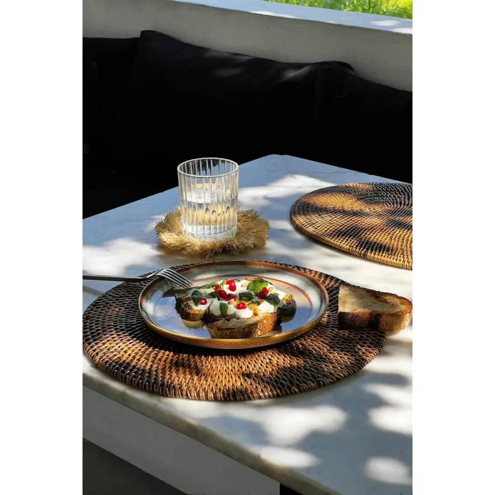 De koloniale placemat - natuurlijk bruin Bazar Bizar