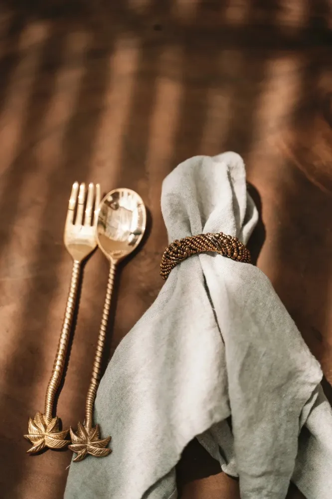 De Palmboom Saladevork - Goud Bazar Bizar