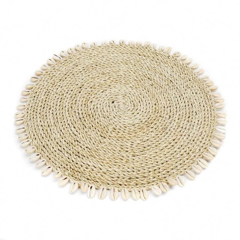 Placemat De Zeegras Schelp Bazar Bizar