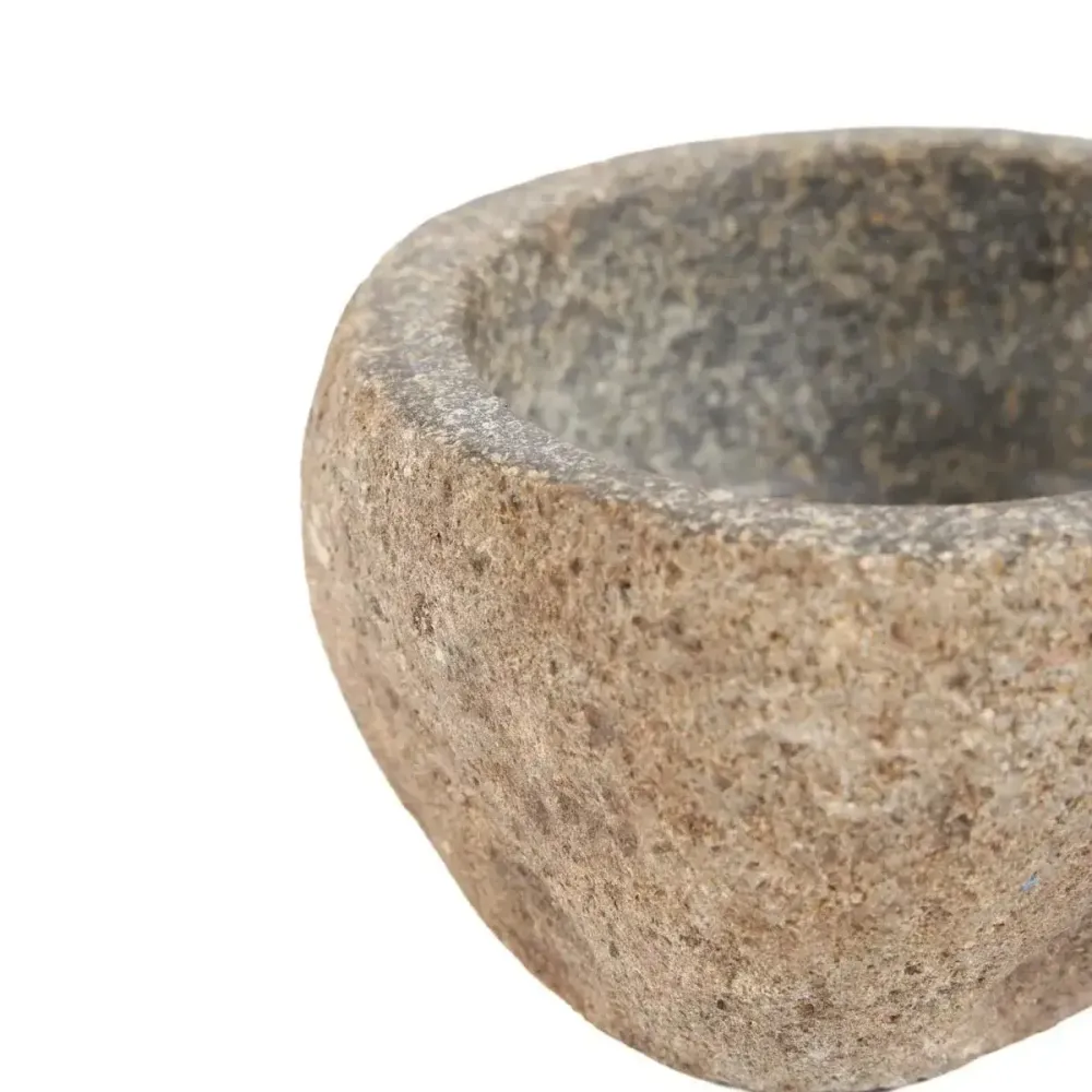 River Stone Kom - Zwart - S Bazar Bizar