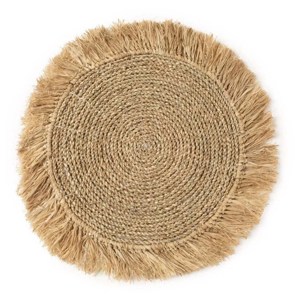 De Seagrass Raffia Placemat - Naturel Bazar Bizar