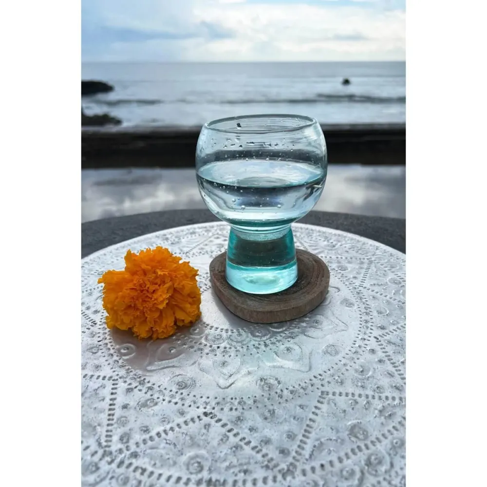 De Teak Root Boho Coaster Bazar Bizar
