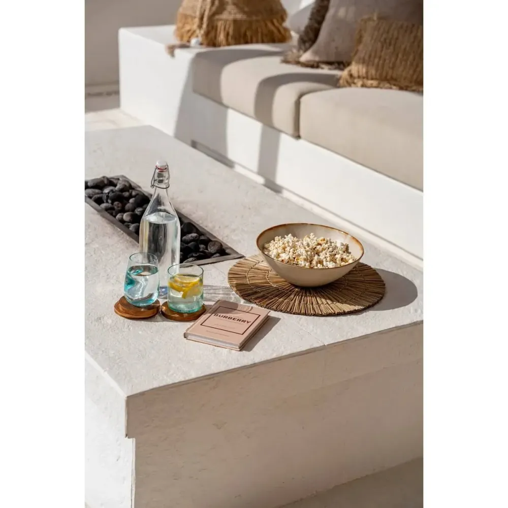 De Teak Root Boho Coaster Bazar Bizar