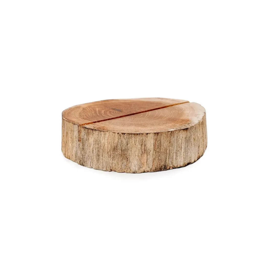 De Teak Root Card Holder Bazar Bizar