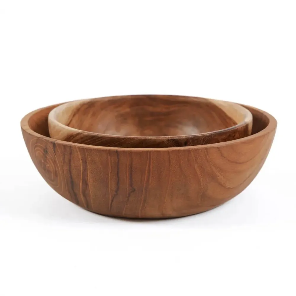 De Teak Root Snackschaal - S Bazar Bizar