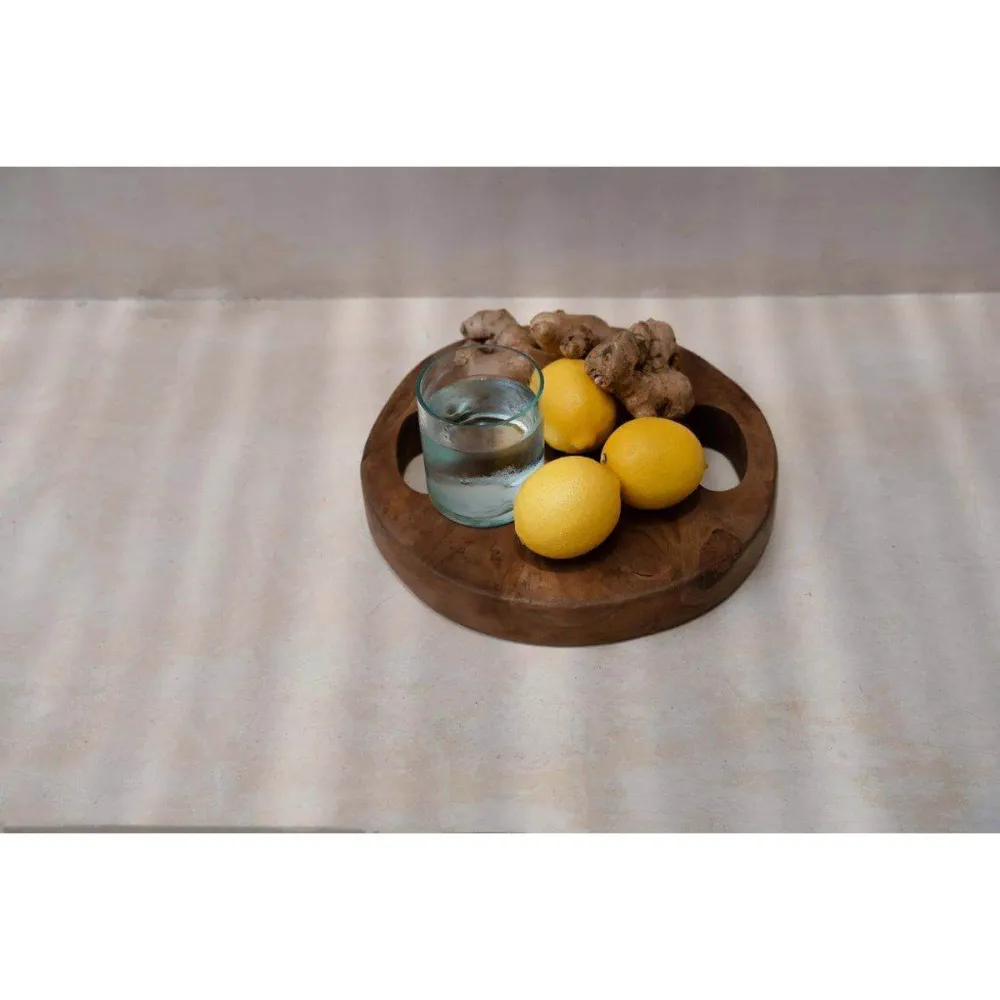 Teak Root Tray - Natural - S Bazar Bizar
