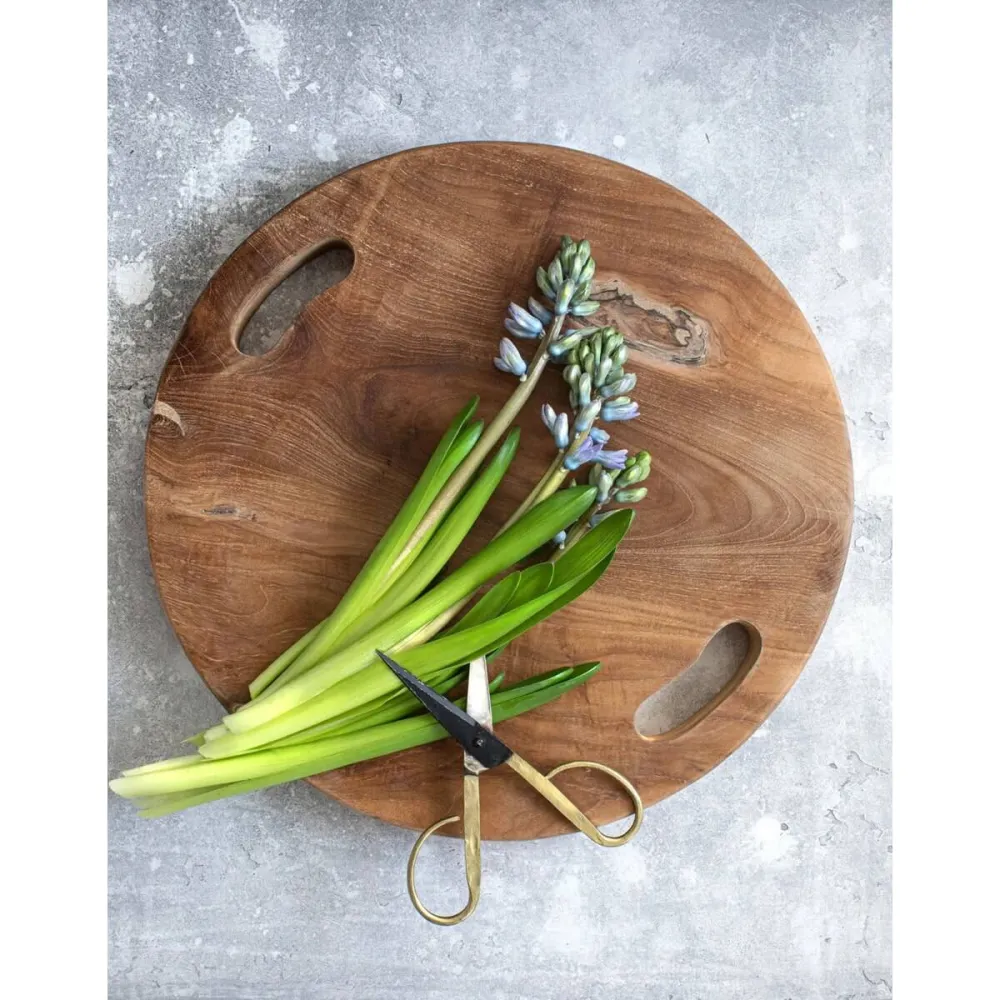 Teak Root Tray - Naturel - L Bazar Bizar