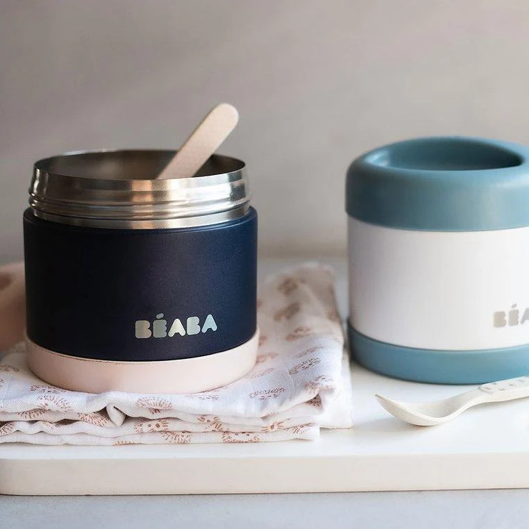 Beaba Baby thermosfles 500 ml lichtroze