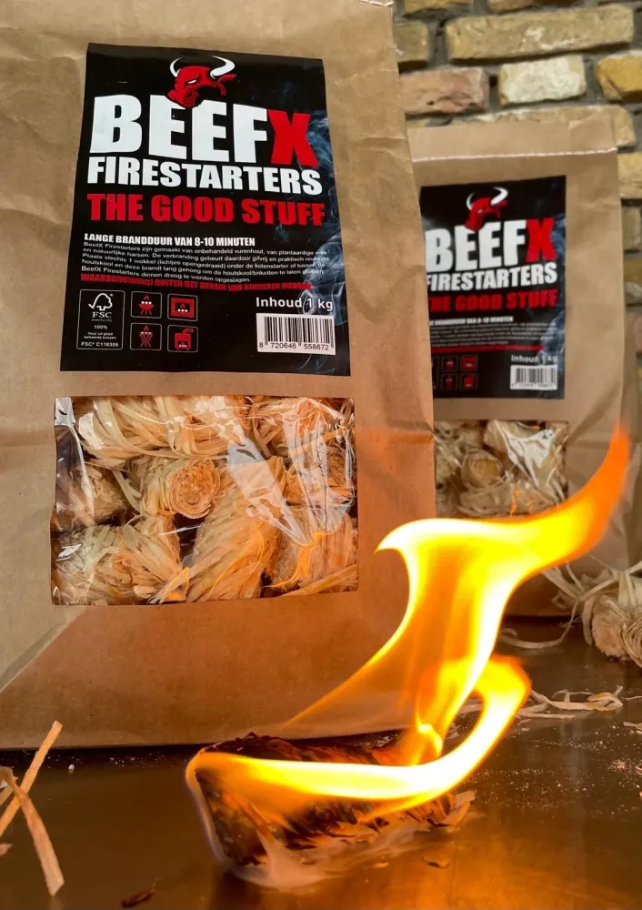 Aanmaakwokkels - 1 kg Beef Exclusief B.V.