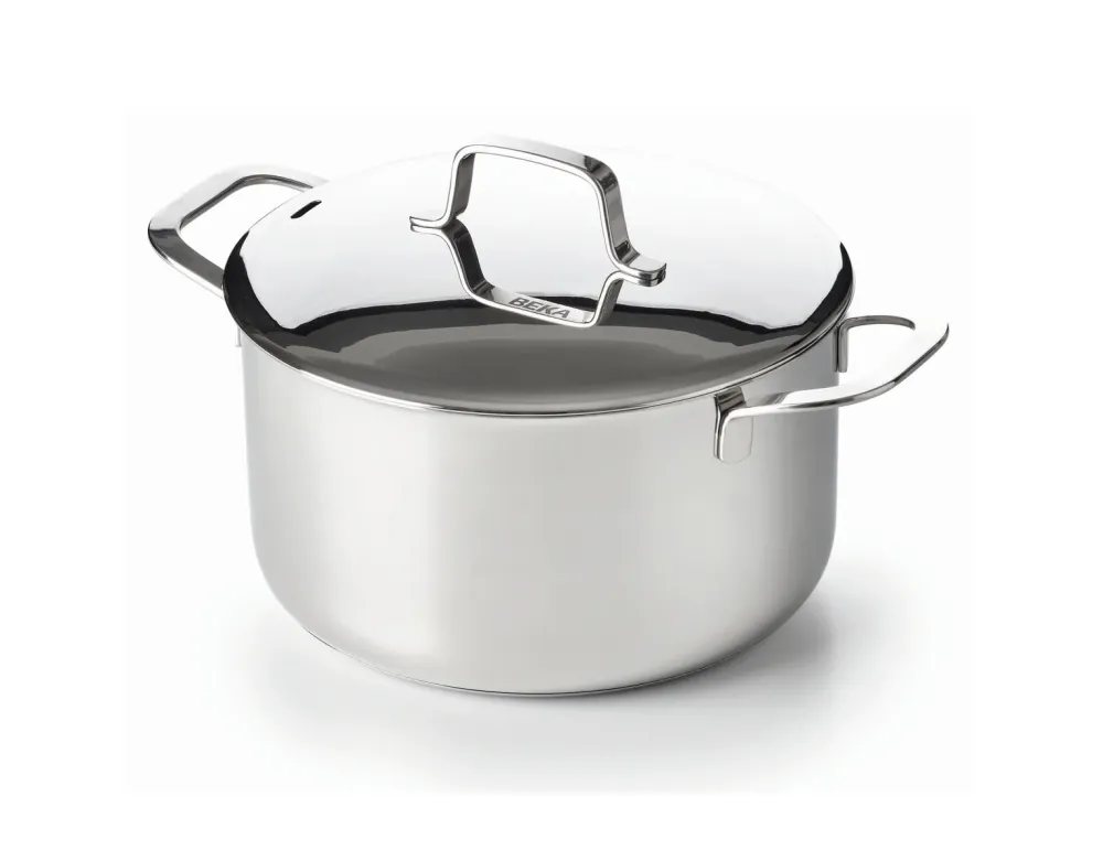 Beka Kookpan Maestro RVS met deksel ø 20 cm / 3.7 liter - geschikt voor alle warmtebronnen