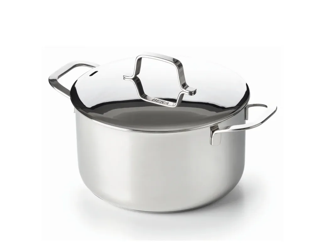 Beka Pannenset Maestro 4-Delig - zonder anti-aanbaklaag - geschikt voor alle warmtebronnen (Kookpannen & Steelpan)