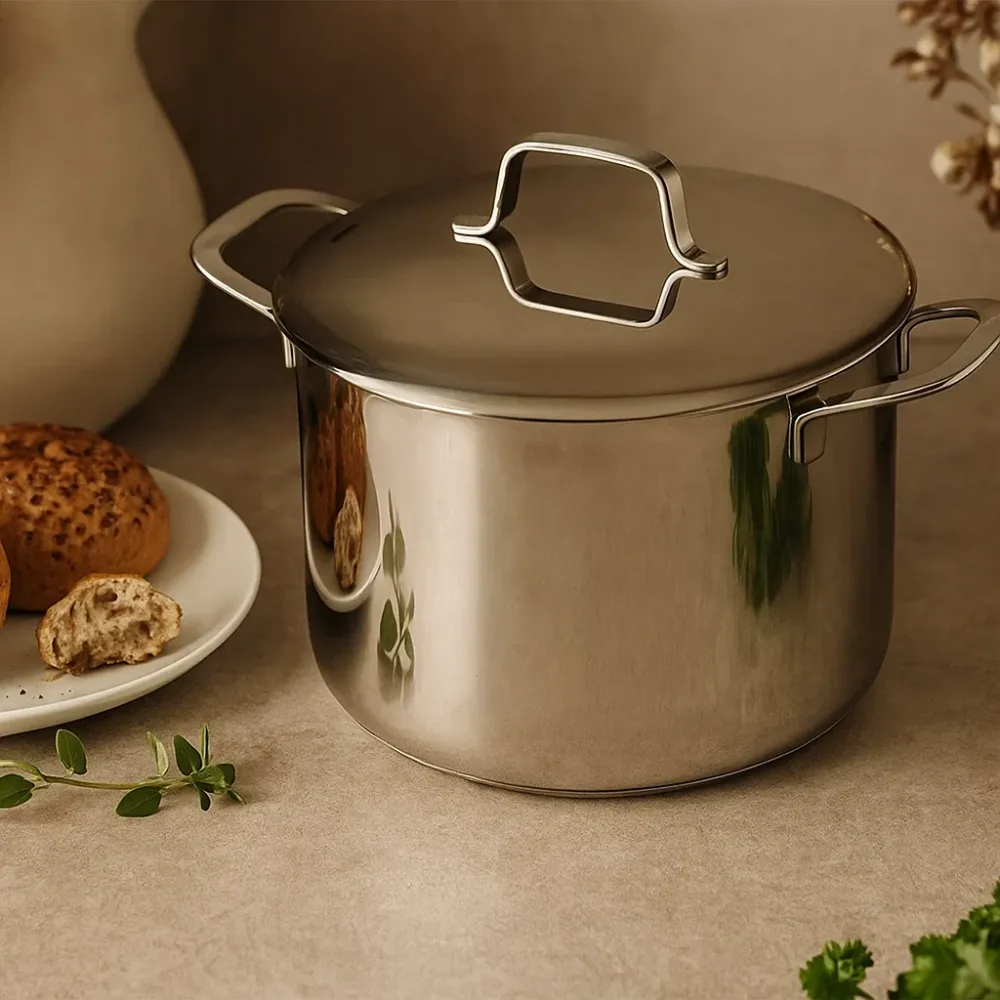 Beka Soeppan Maestro RVS met deksel ø 24 cm / 7.4 liter - geschikt voor alle warmtebronnen