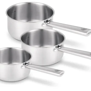 Beka Steelpannenset Cicla RVS 3-Delig ø 16, 18 & 20 cm - geschikt voor alle warmtebronnen