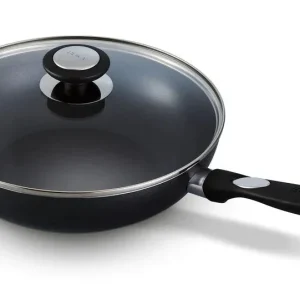 Beka Wokpan met glazen deksel Pro Induc ø 28 cm - keramische anti-aanbaklaag