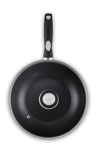 Beka Wokpan met glazen deksel Pro Induc ø 28 cm - keramische anti-aanbaklaag