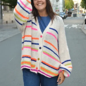 Gestreepte gilet Bellavie