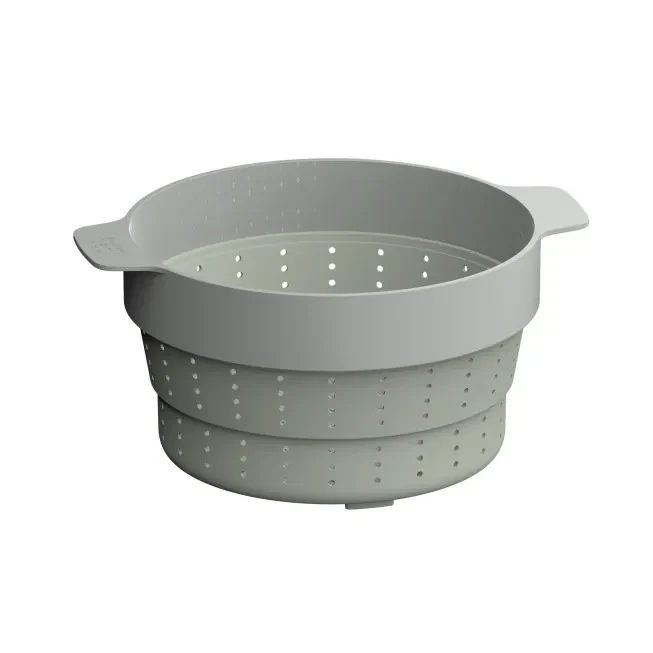 Berghoff 4-delige set Balance : steelpan met deksel (28 cm) , kookpot met deksel (20+24 cm), stomer & vergiet 24cm Moonmist