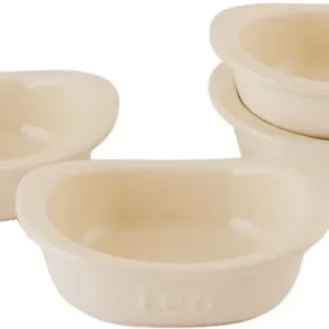 Berghoff Leo 4-Delig Vierkante Ramekin Crème Brûlée Balance Mb 10,80 X 10,50 X 4,00 Cm 200Ml