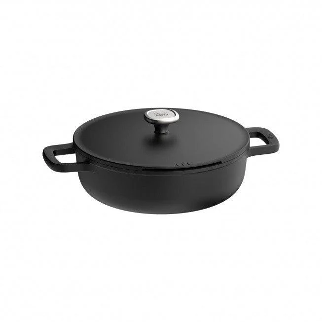 Berghoff Leo Sauteerpan Dubbel Handvaten Met Deksel 28Cm Phantom