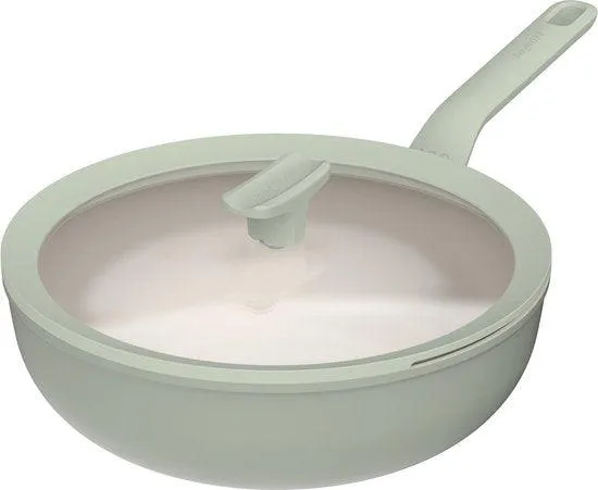 Berghoff Leo wok met deksel antikleef 28 cm Balance Sage