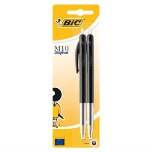 Bic m10 medium zwart 2 st