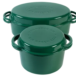 Big Green Egg Green Dutch Oven Round