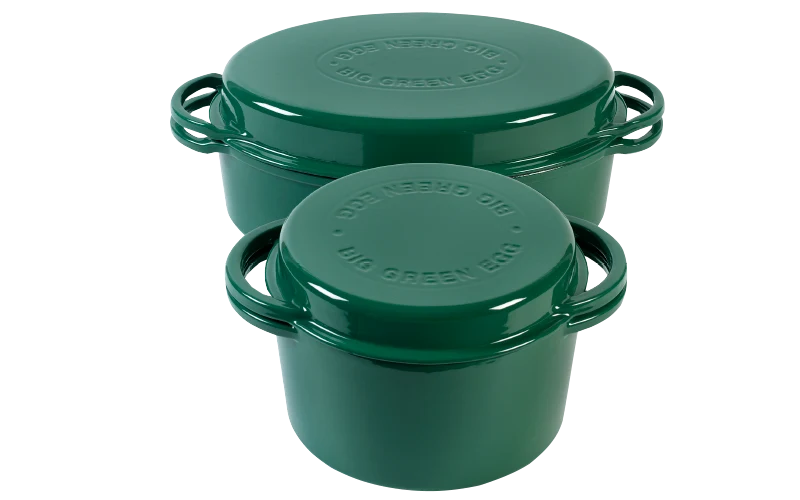 Big Green Egg Green Dutch Oven Round