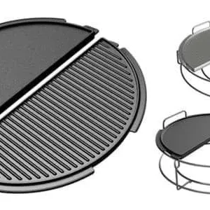 Half Cast Iron Plancha Big Green Egg