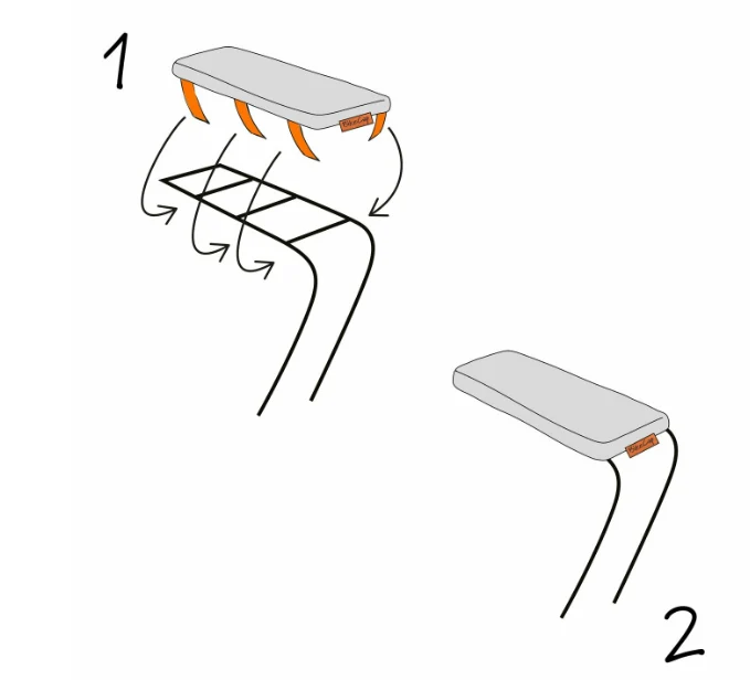 Bikecap fietskussen blooom BikeCap Zadelhoes