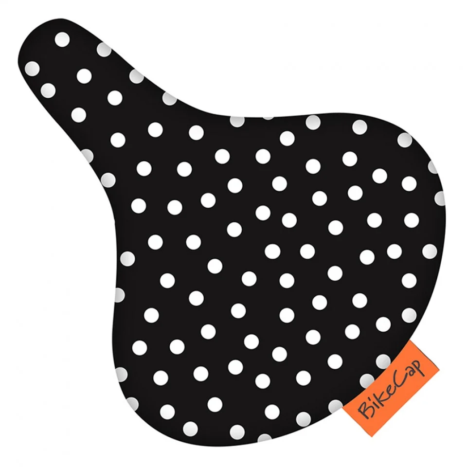 Bikecap Zadelhoes Black Dots
