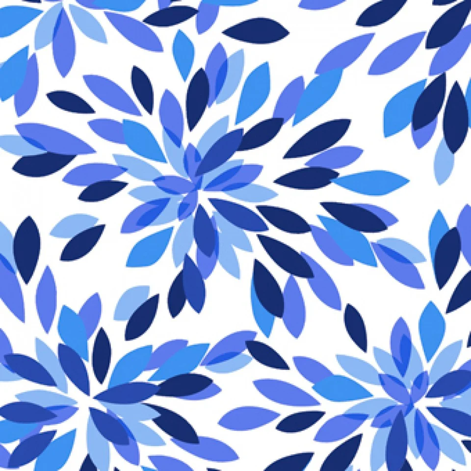 Bikecap Zadelhoes Blue Petal Power