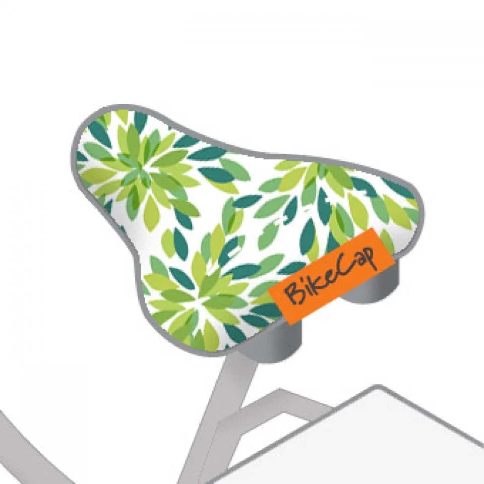 Bikecap Zadelhoes Green Petal Power