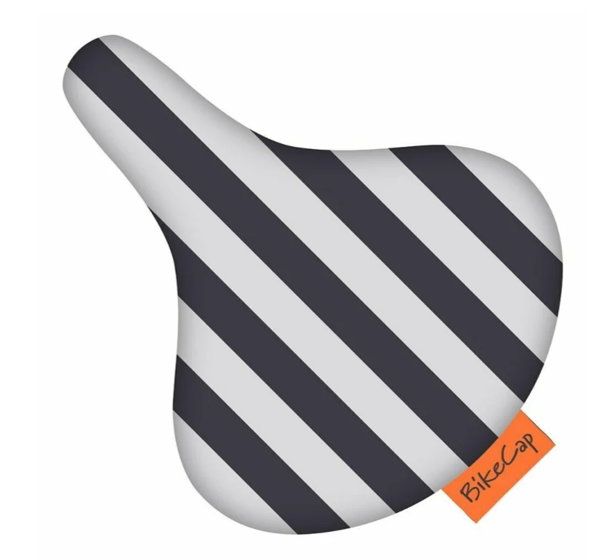 Bikecap zadelhoes grey stripes