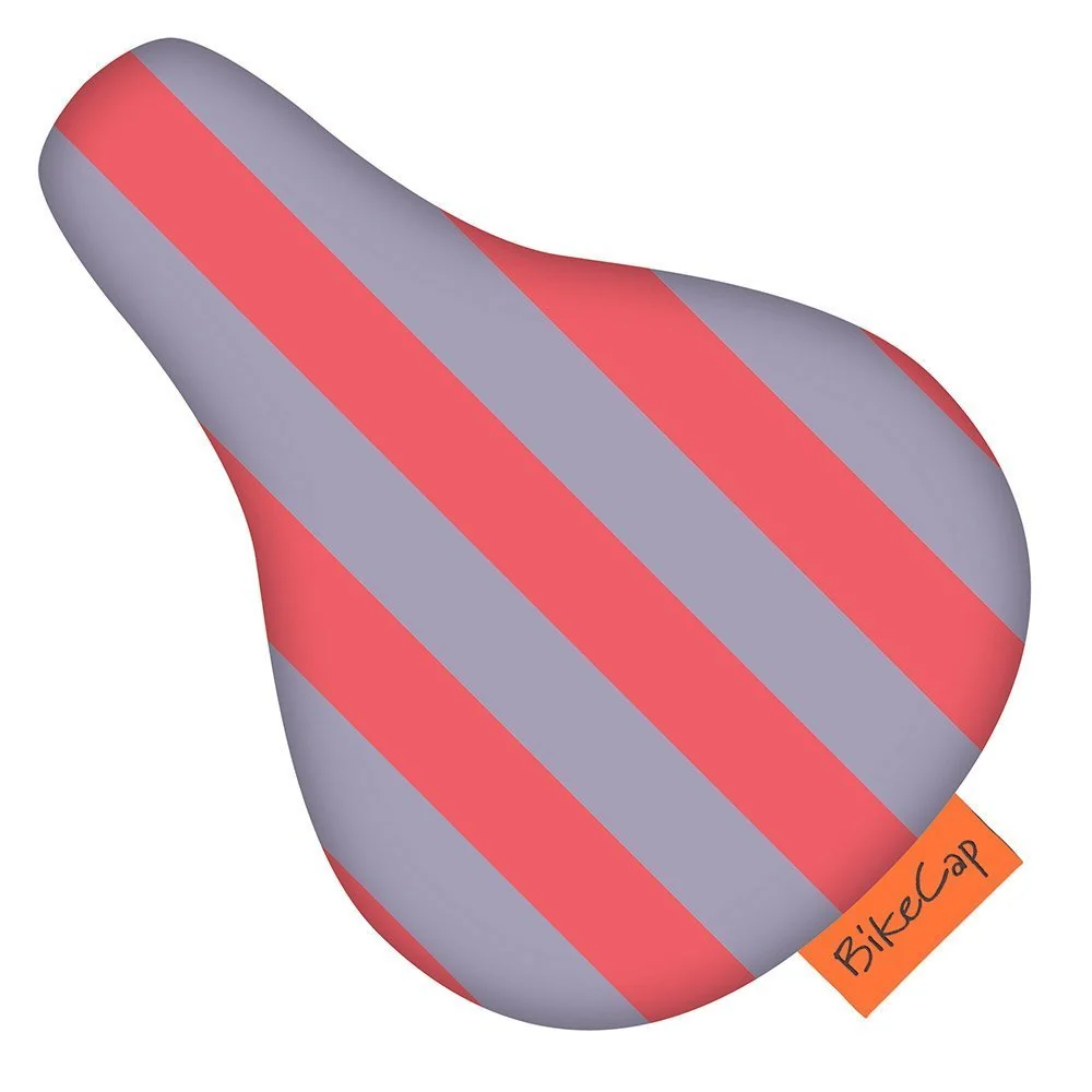 Bikecap zadelhoes kids lilac stripes