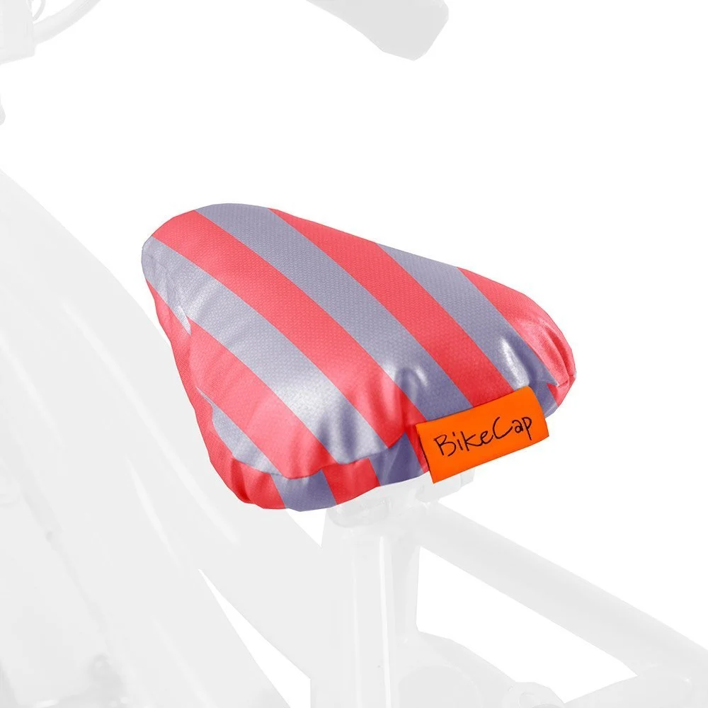 Bikecap zadelhoes kids lilac stripes