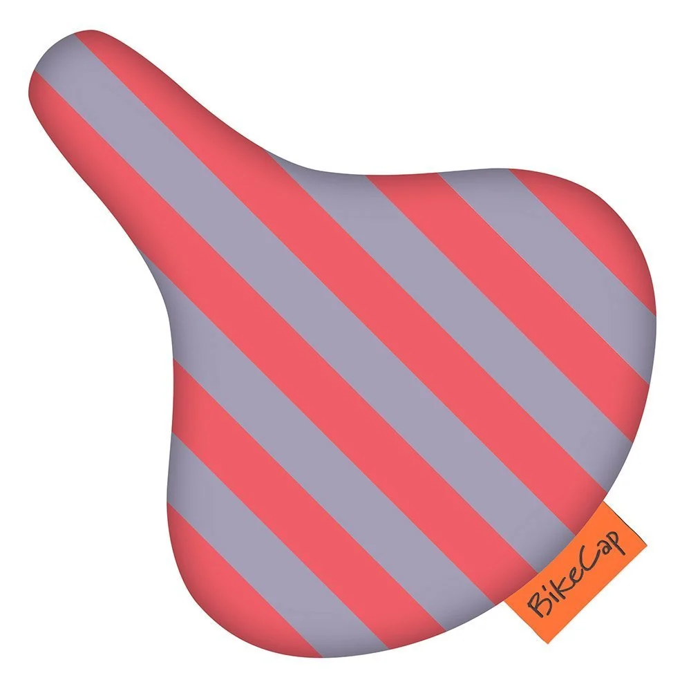 Bikecap zadelhoes lilac stripes