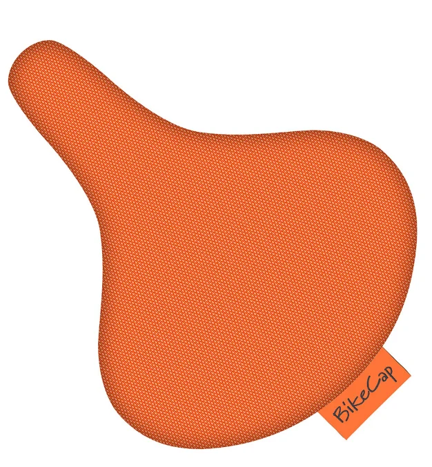 Bikecap zadelhoes plain orange