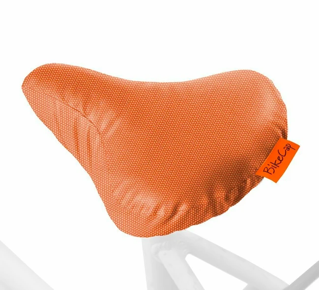 Bikecap zadelhoes plain orange