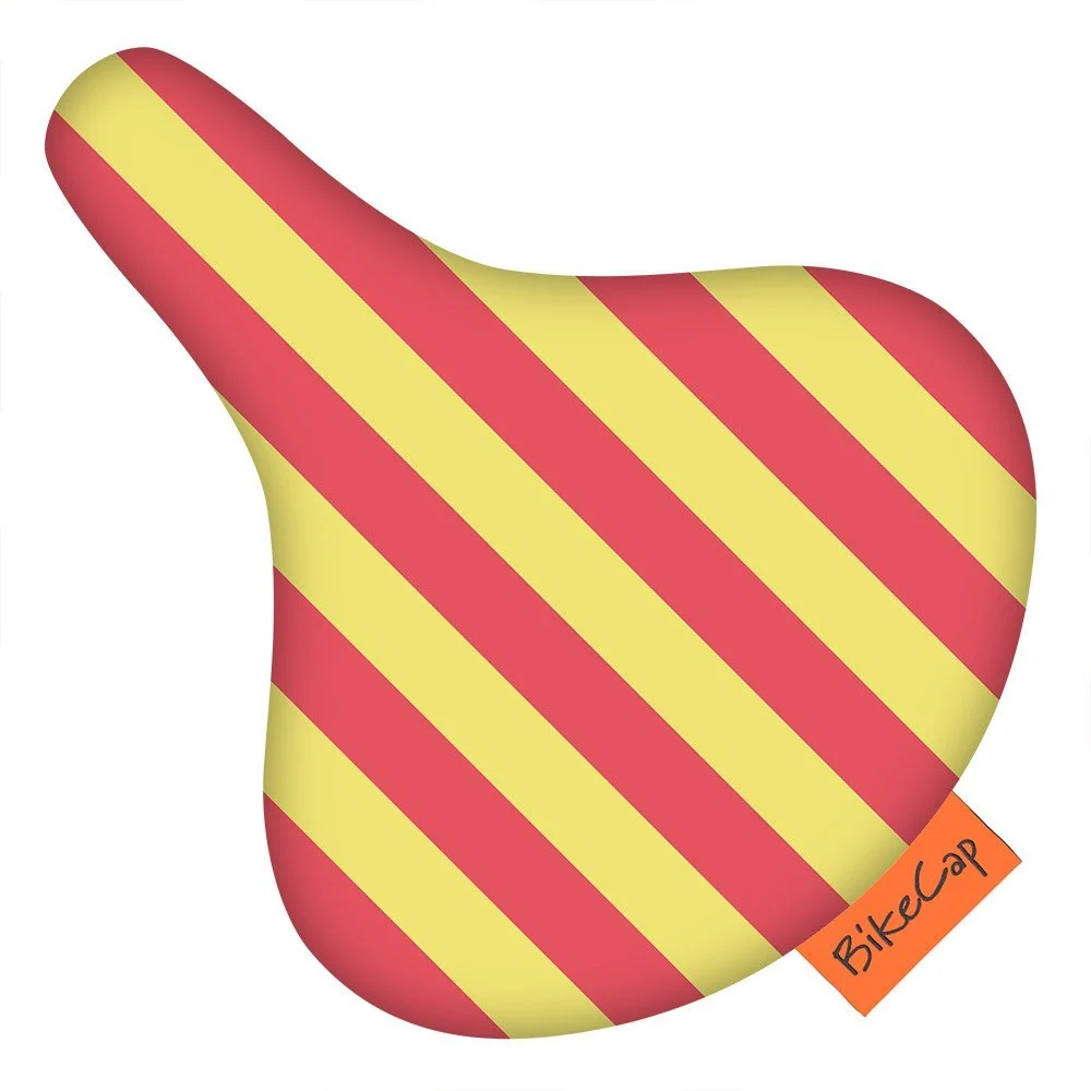 Bikecap zadelhoes sunny summer stripes