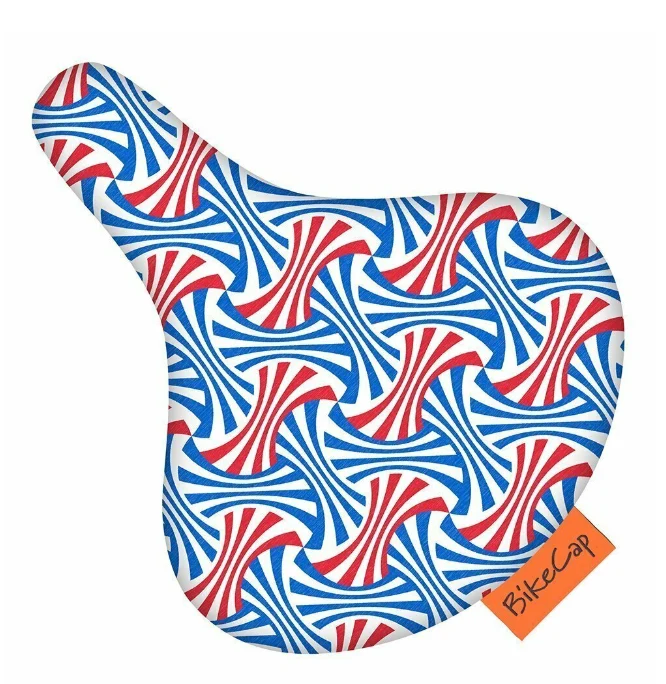 Bikecap zadelhoes wave blue