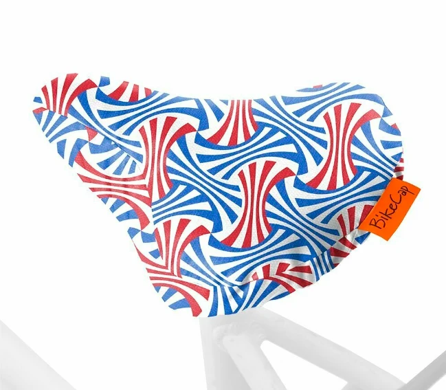 Bikecap zadelhoes wave blue