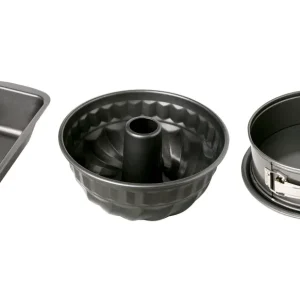 Birkmann Bakvorm set Easy Baking - 3 delig - Springvorm, Tulbandvorm & Cakevorm