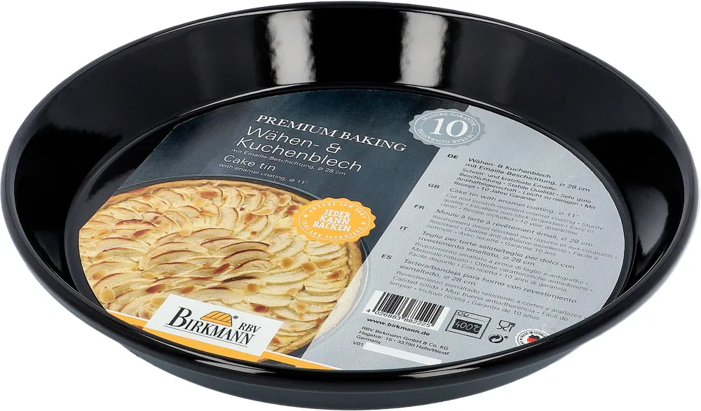 Birkmann Taartvorm / Bakvorm / Quichevorm Premium Baking - Geëmailleerde bodem ø 28 x 4 cm