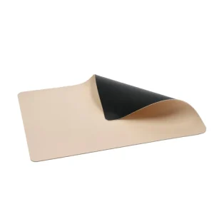 Bitz Placemat Zwart/ Bruin (set van 4)