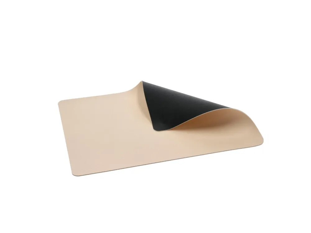 Bitz Placemat Zwart/ Bruin (set van 4)